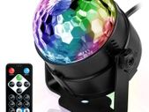 Sound Active RGB LED Stage Light Crystal Ball Disco Club DJ Party with RC