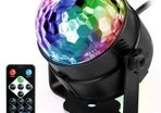 Sound Active RGB LED Stage Light Crystal Ball Disco Club DJ Party with RC