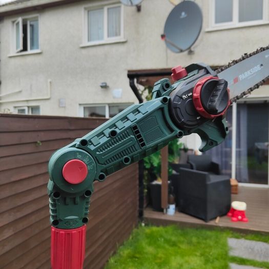 Parkside Cordless Pole Pruner / Telescopic Chainsaw (Battery & Charger Included)