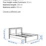 IKEA standard kind bed Image 5