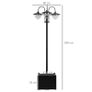 Solar Lamp Post Street Light with Planter Automatic Image 2