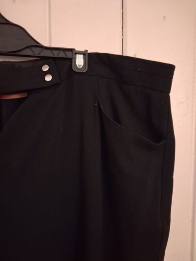 Black bootcut trousers