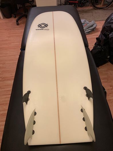 Surfboard - twin fin mini simmons