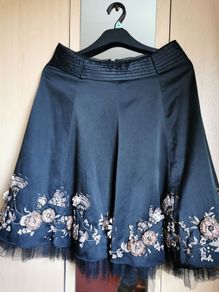 Karen millen silk skirt UK 12