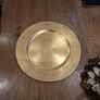Christmas gold coloured table centre piece Image 2