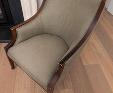 Classic Crate & Barrel Designer Armchair: Sage