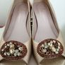 Fabulous Marian Gild Wedge Shoes Size 38 Image 2