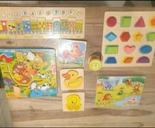 bundle of montessori puzzles mint condition