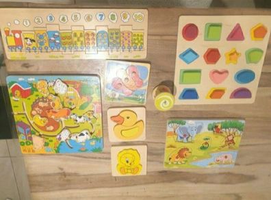 bundle of montessori puzzles mint condition