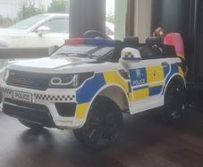 electric ride on police car