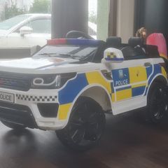 electric ride on police car