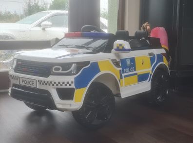 electric ride on police car