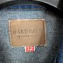 Hardball Jeanswear Womens Blue Denim Trucker Jacket Size 12 Button Front Image 2