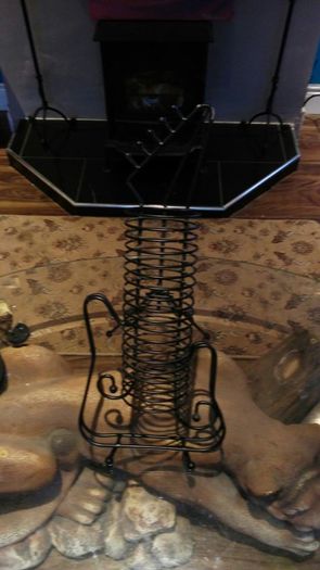 Black guitar cd holder