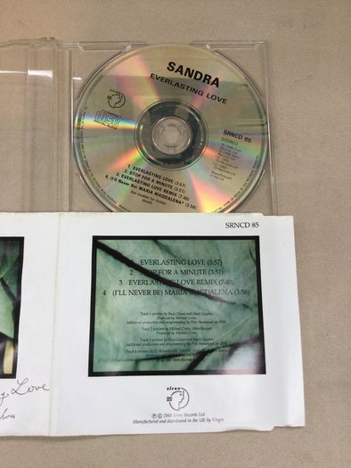 Sandra everlasting love rare remix pwl cd single 1988
