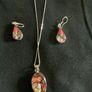 New Silver Pendant & Earrings Set Image 7