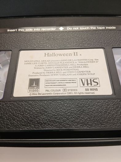 Halloween 2 On Thorn Emi Video 1981.