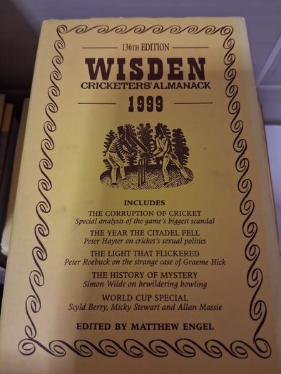 Cricket Books. Wisden Cricketers Almanack. Years 1996 to 2003. Eight Books In Chronological Order.Collect In Dublin Or Receive Via Post.