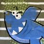 Next boys shark t-shirt, 4-5y Image 2