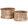 Two Piece Coffee Table Set Solid Mango Wood Image 2