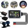 WiFi Motorcycle DVR Dash Cam 1080P+1080P Full HD Front Rear View Waterproof Motorcycle Camera GPS Logger Recorder Box Image 3