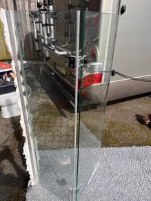Sonas Lunar Two Panel Bath Screen