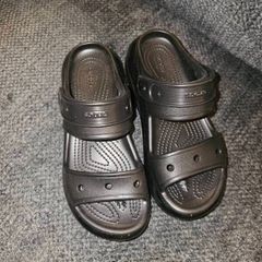 New black Crocs