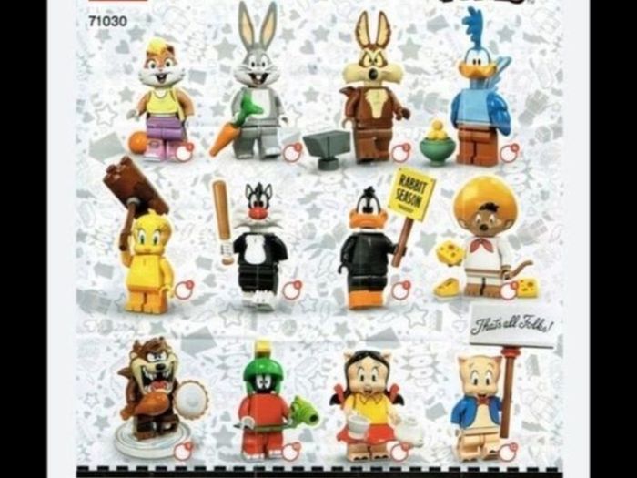 Lego LOONEY TUNES Minifigures Full Set Lego Minifigures