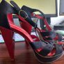 Buffalo London Black Platform Sandals (Size 6) Image 2