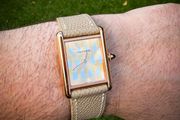 Cartier Tank Louis Trinity Gold Dial 18k Gold