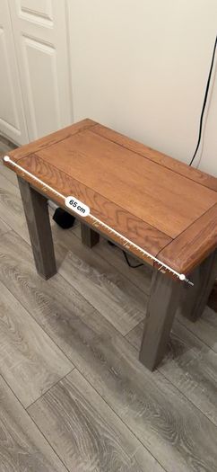 wooden side table