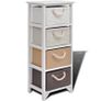 Storage Cabinet 4 Drawers Wood Image 2