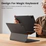 PITAKA iPad Pro 11inch Case 4th/3rd Generation 2022/2021, Magic Keyboard Compatible Slim Magnetic Case, Aramid Fibre Made, with Carbon Fibre Look[MagEZ Case 2]Fits MagEZ Stand and MagEZ Folio, Black Image 9