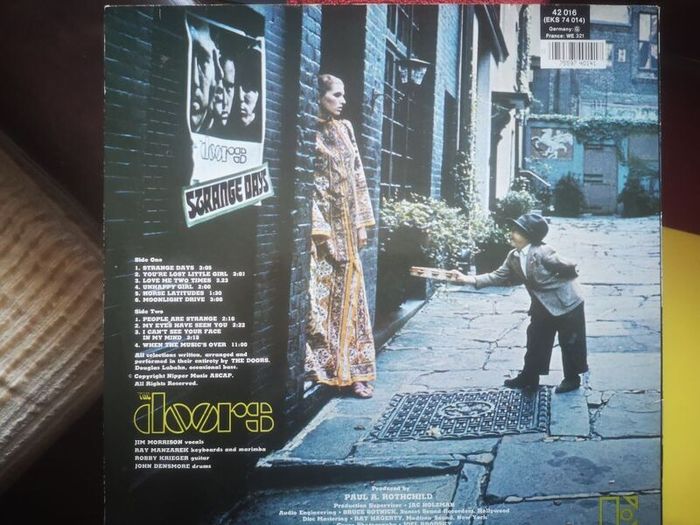 The Doors - Strange Days Reissue 90's Psych Rock LP