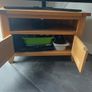 Solid Oak TV Stand Image 2