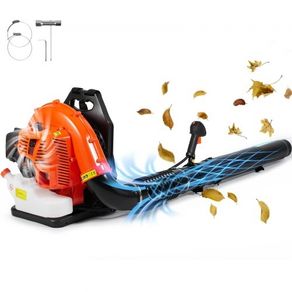 Backpack Leaf Blower, 79CC 2-Cycle Gas Leaf Blower with 3L Fuel Tank, 930CFM Air Volume 184MPH Speed, Ideal for Lawn Care