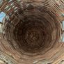 Vintage Handmade Large Willow Basket Image 3