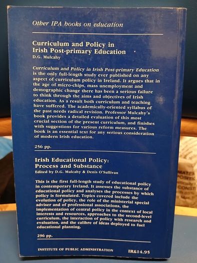 Irish Education - John Coolahan