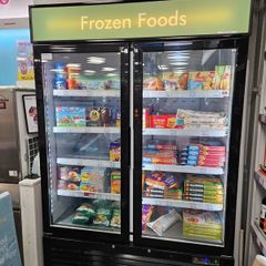 Stand up double door freezer