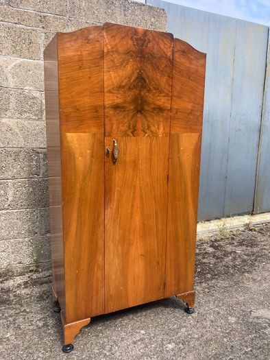 Vintage Wardrobe - Art Deco - Walnut