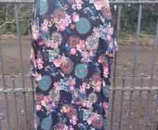 Vintage floral 100% cotton loungewear dress (free post)