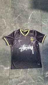 Brazil x Stussy Football Jersey