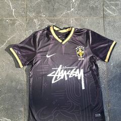 Brazil x Stussy Football Jersey