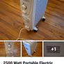 Portable Electric Radiator / Hot Air 2500 watt Image 3