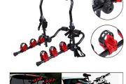 BRAND NEW Car Rear Bike Rack Carrier For 3 Bikes Safety Ropes for Hatchback