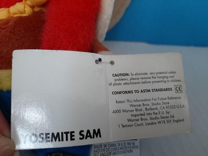 New Yosemite Sam with tags collectable