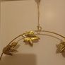 Gold christmas metal wreath Image 4