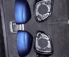 BMW X5 G05 full mirror covers. Dark blue