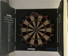 Winmau dart board cupboard