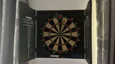 Winmau dart board cupboard